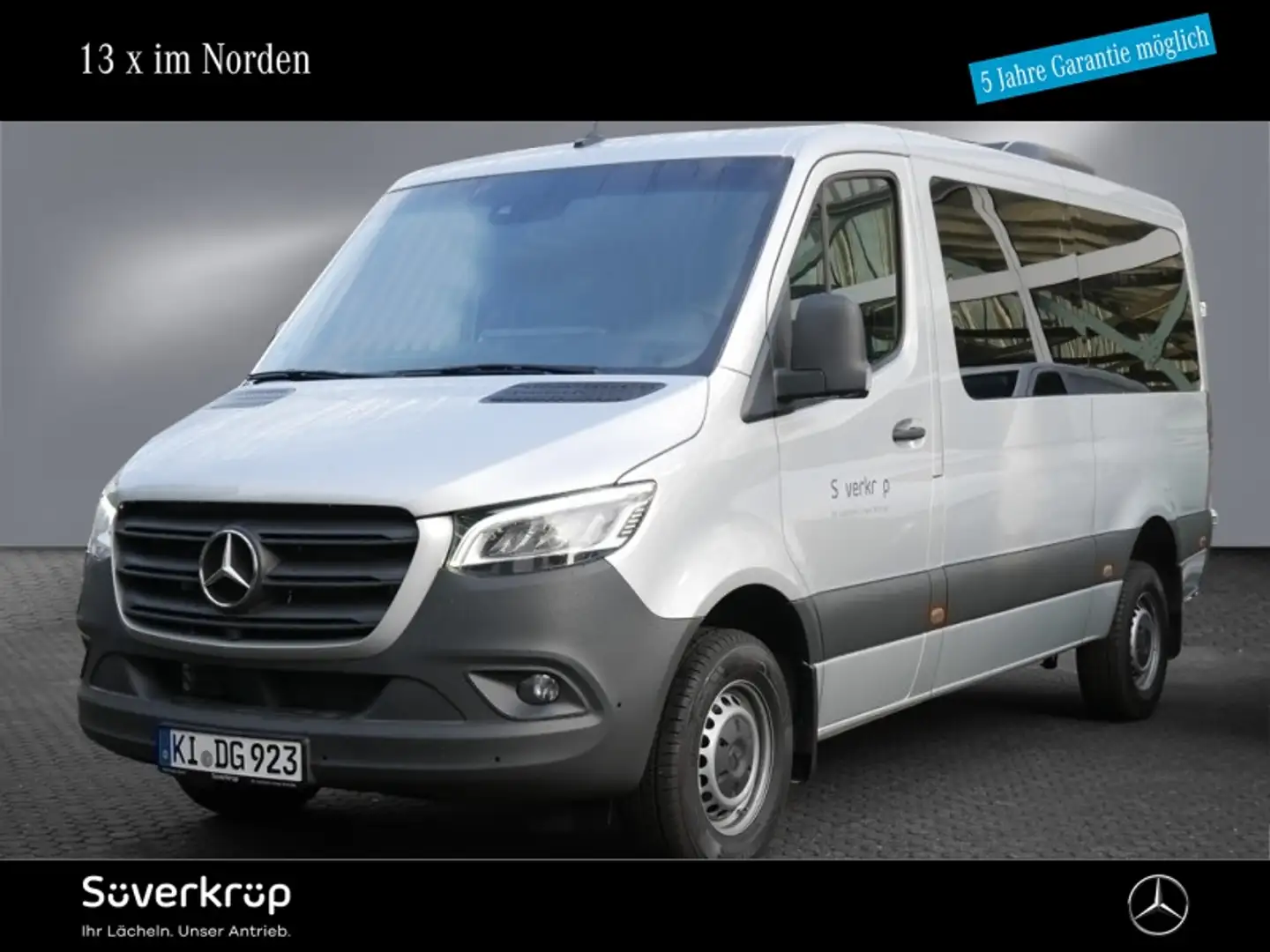 Mercedes-Benz Sprinter 319 Tourer Kombi Distr Spur Standhzg LED Silber - 1