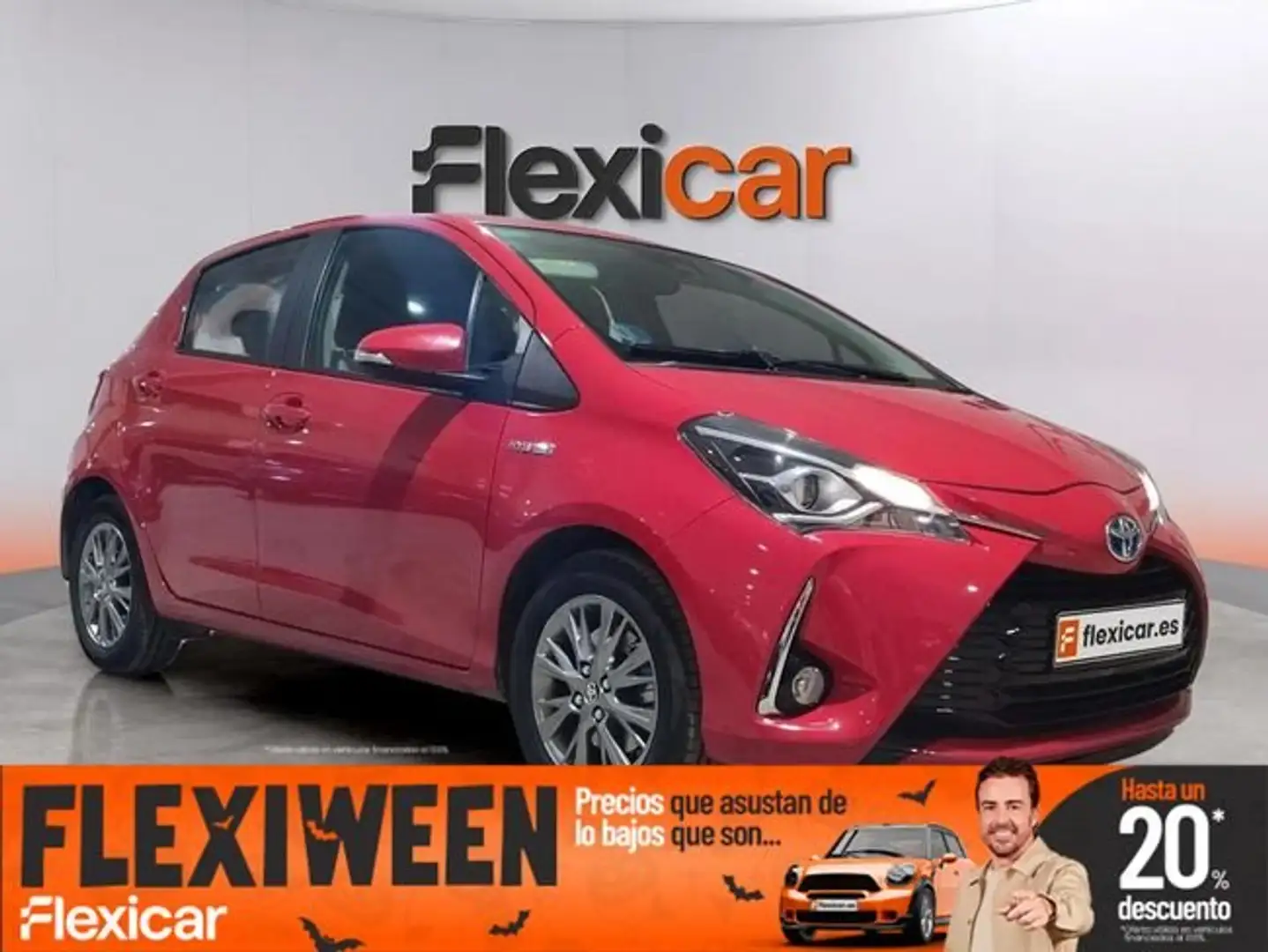 Toyota Yaris Hybrid 1.5 Active Rojo - 1