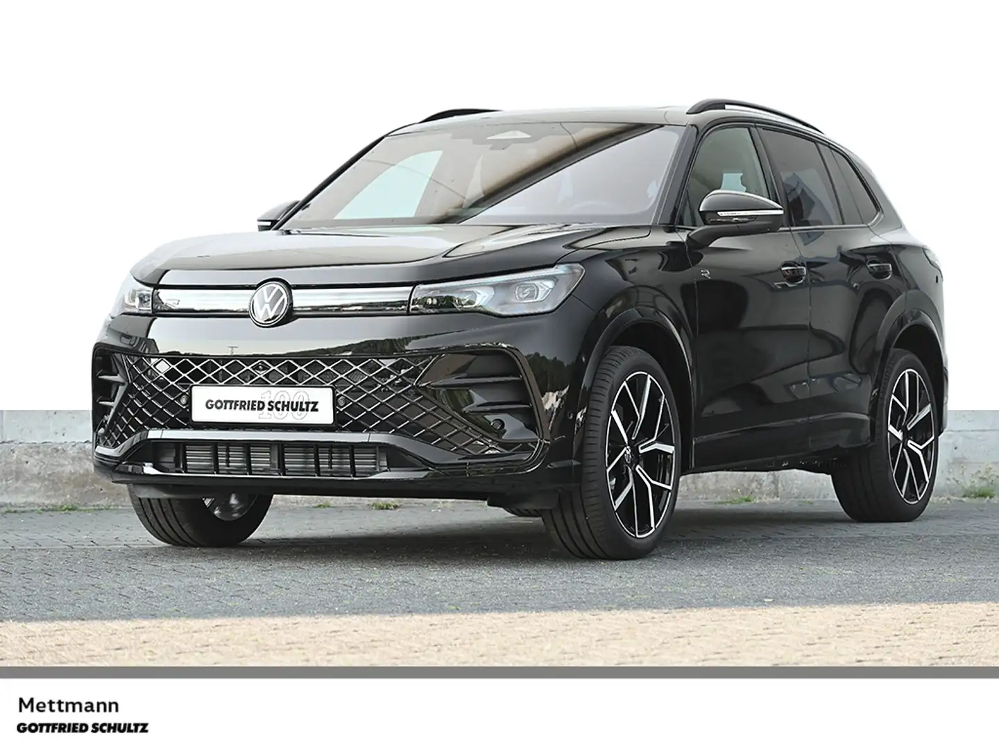 Volkswagen Tiguan R-Line 2.0 TDI DSG 4X4 SHZ NAV RFK AHK STDHZ PANO Schwarz - 1