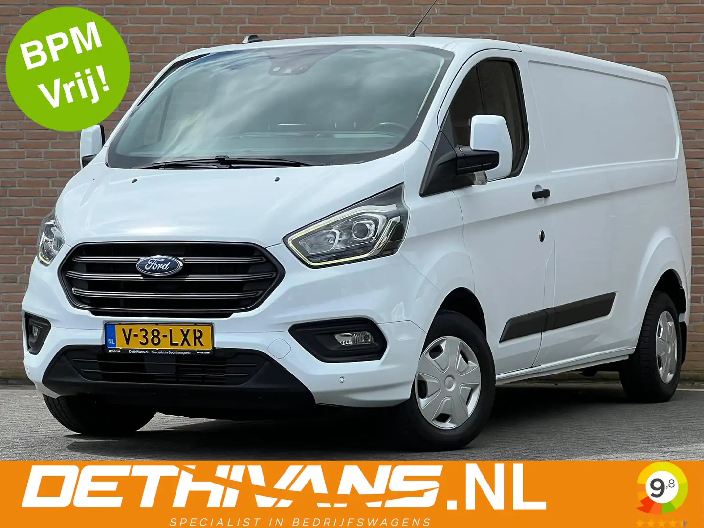 Ford Transit Custom 2.0TDCI 130PK Lang / Carplay / Camera / Euro6 Weiß - 1