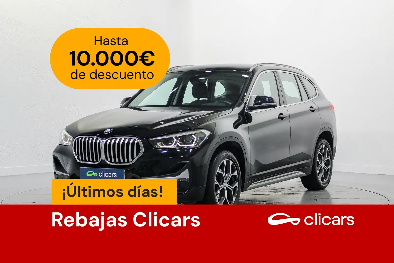 BMW X1 sDrive 18d Noir - 1