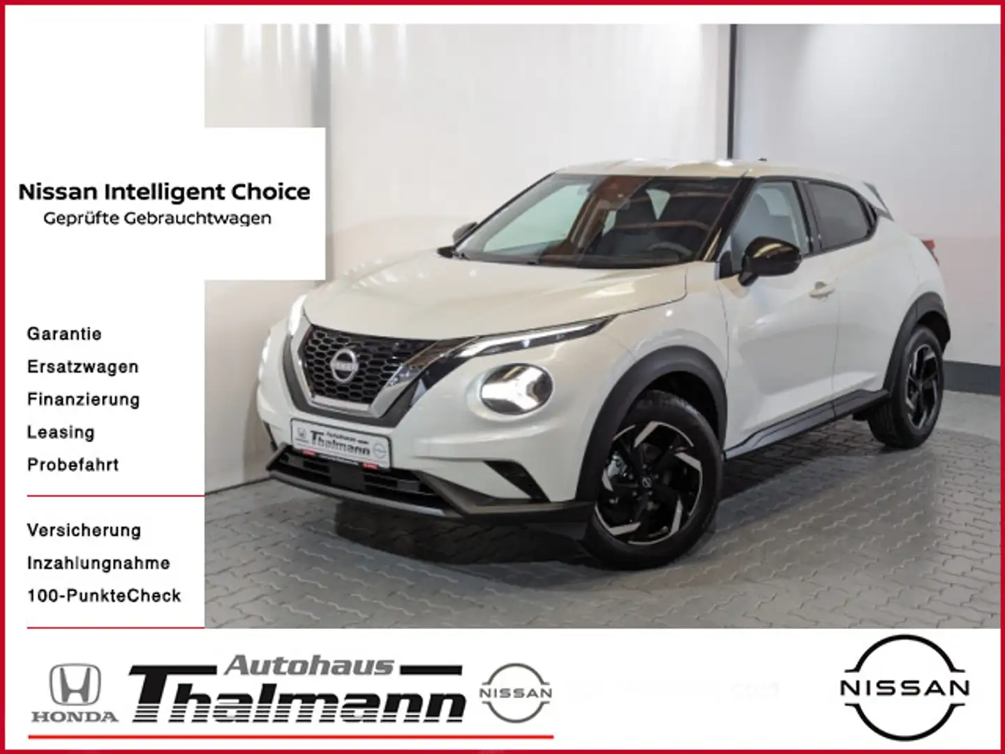 Nissan Juke 1.0 DIG-T N-Style Weiß - 1