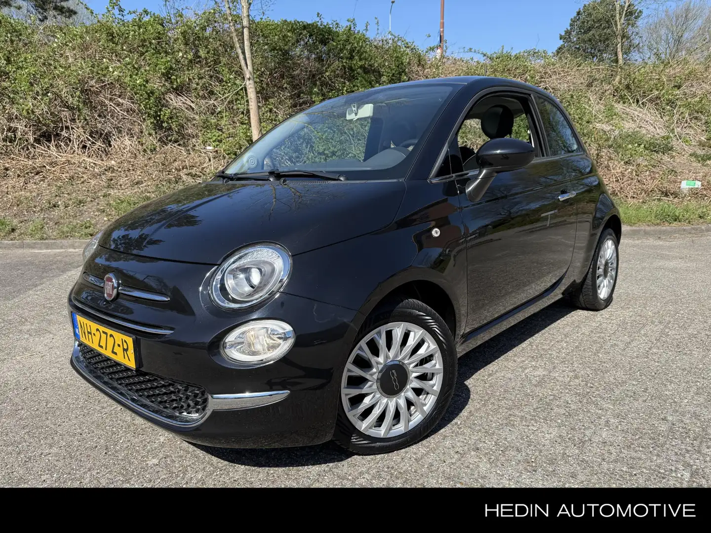 Fiat 500 0.9 TwinAir Turbo Lounge | Panorama dak | Lichtmet Noir - 1