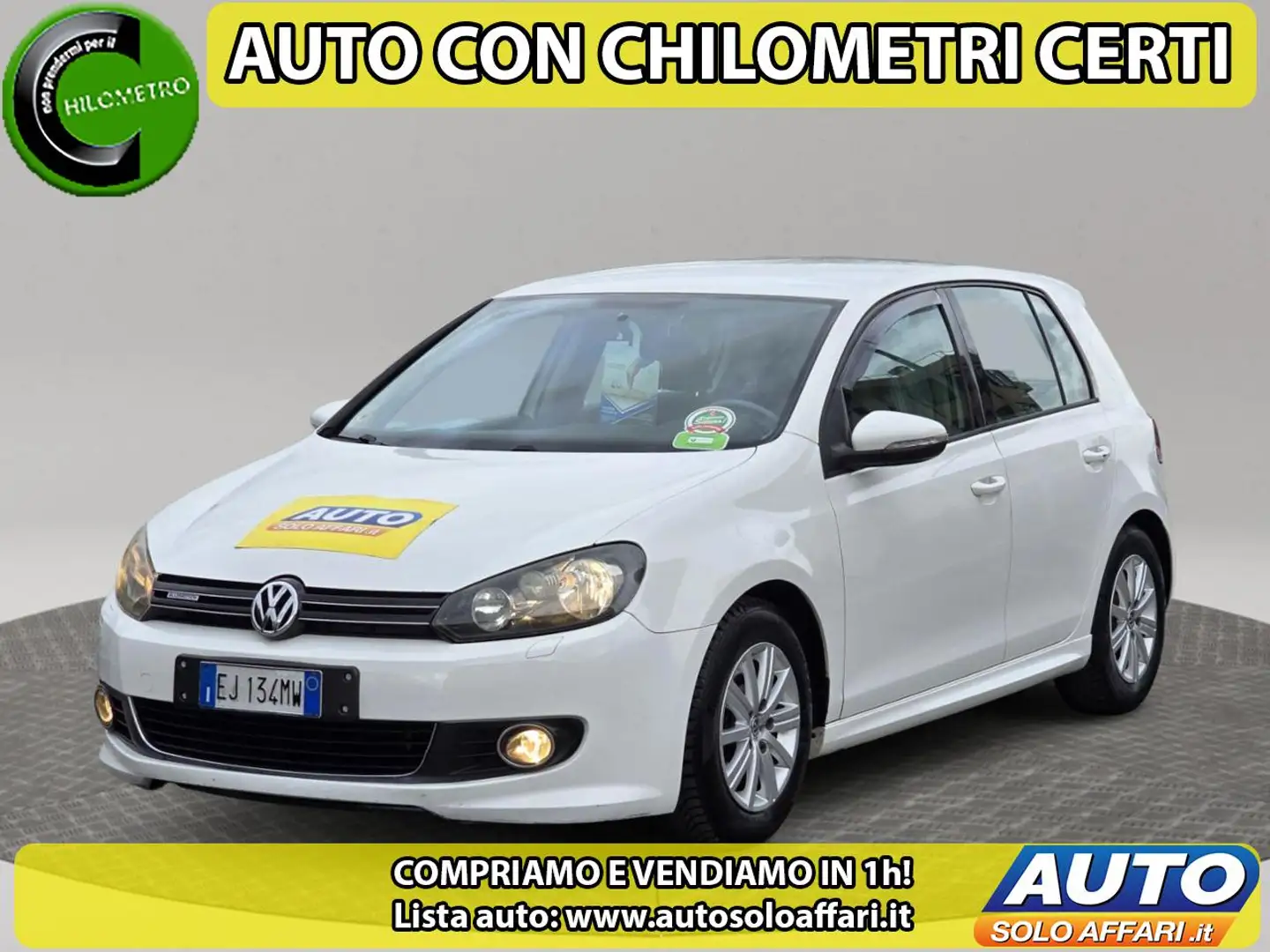 Volkswagen Golf 1.6 TDI 5P SPORT EDITION OK NEOPATENTATI Bianco - 1