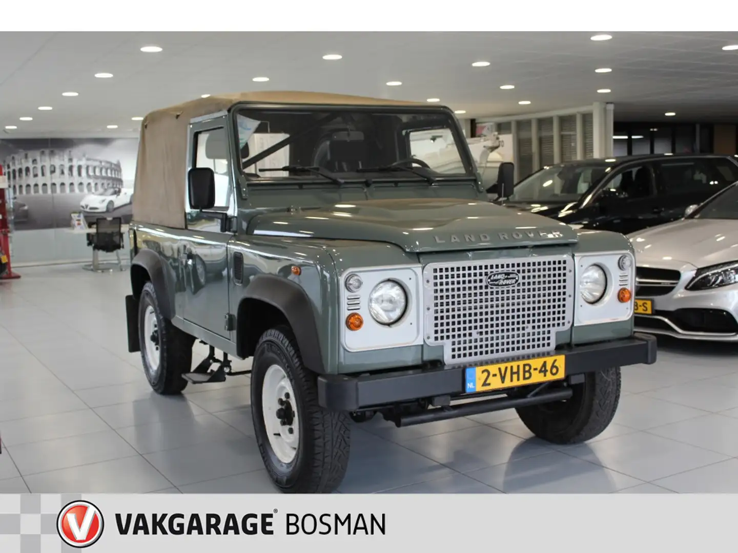 Land Rover Defender 2.4 TD Soft Top 90 / Unieke uitvoering Gri - 1