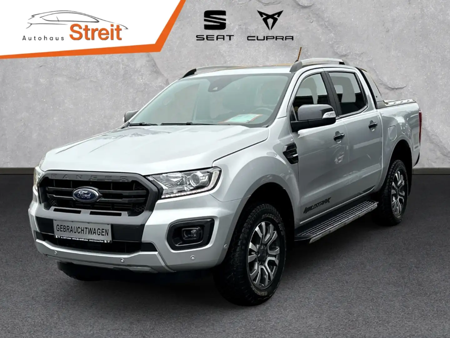 Ford Ranger 2.0 TDCI Wildtrak Doppelkabine 4x4 AHK Navi Bi-Xen Argent - 1