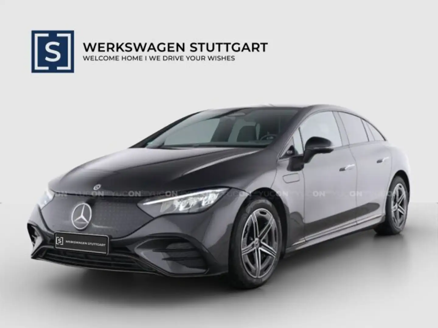 Mercedes-Benz EQE 500 EQE 500 4M AMG Night AHK 3D LEDER 22kW Distronic Grijs - 1