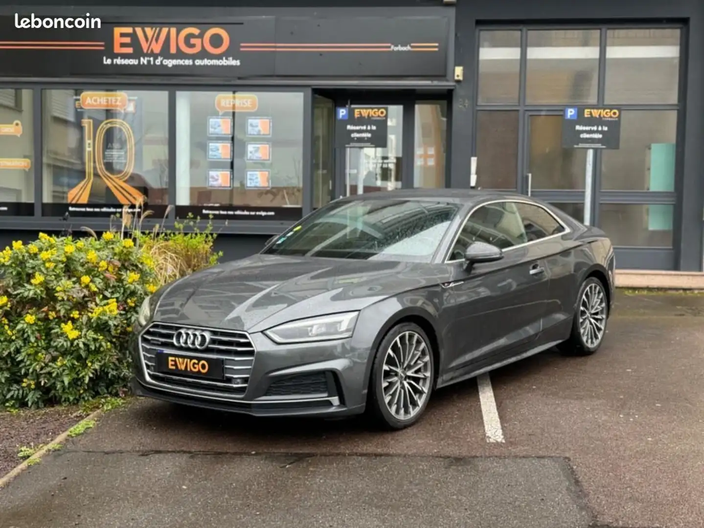 Audi A5 COUPE 3.0 TDI V6 218CH S-LINE QUATTRO S-TRONIC BVA Gris - 1