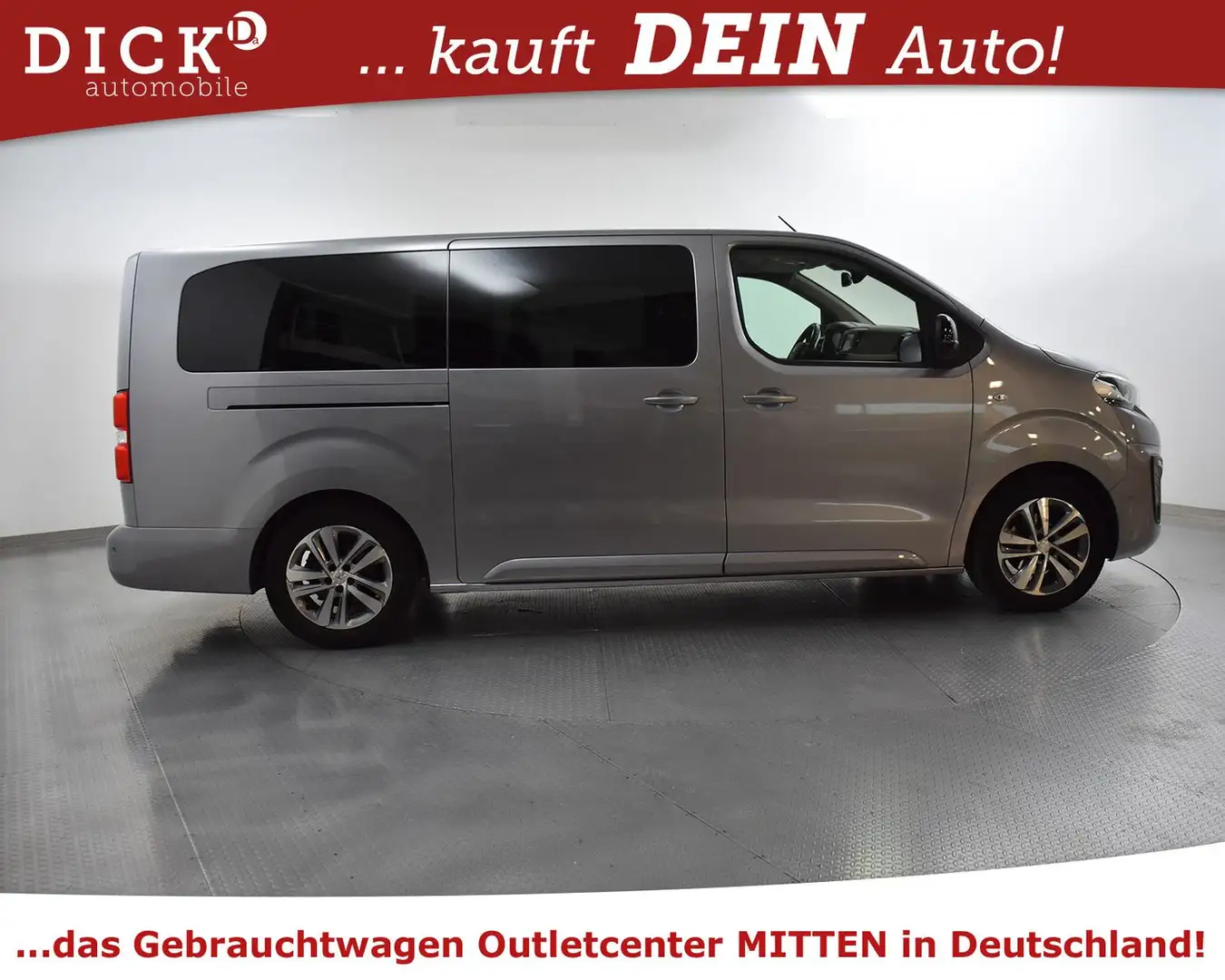 Peugeot Traveller 2.0 L3 PANO+STHZ+XEN+KAM+AHK+LEDER+VOL Grau - 1