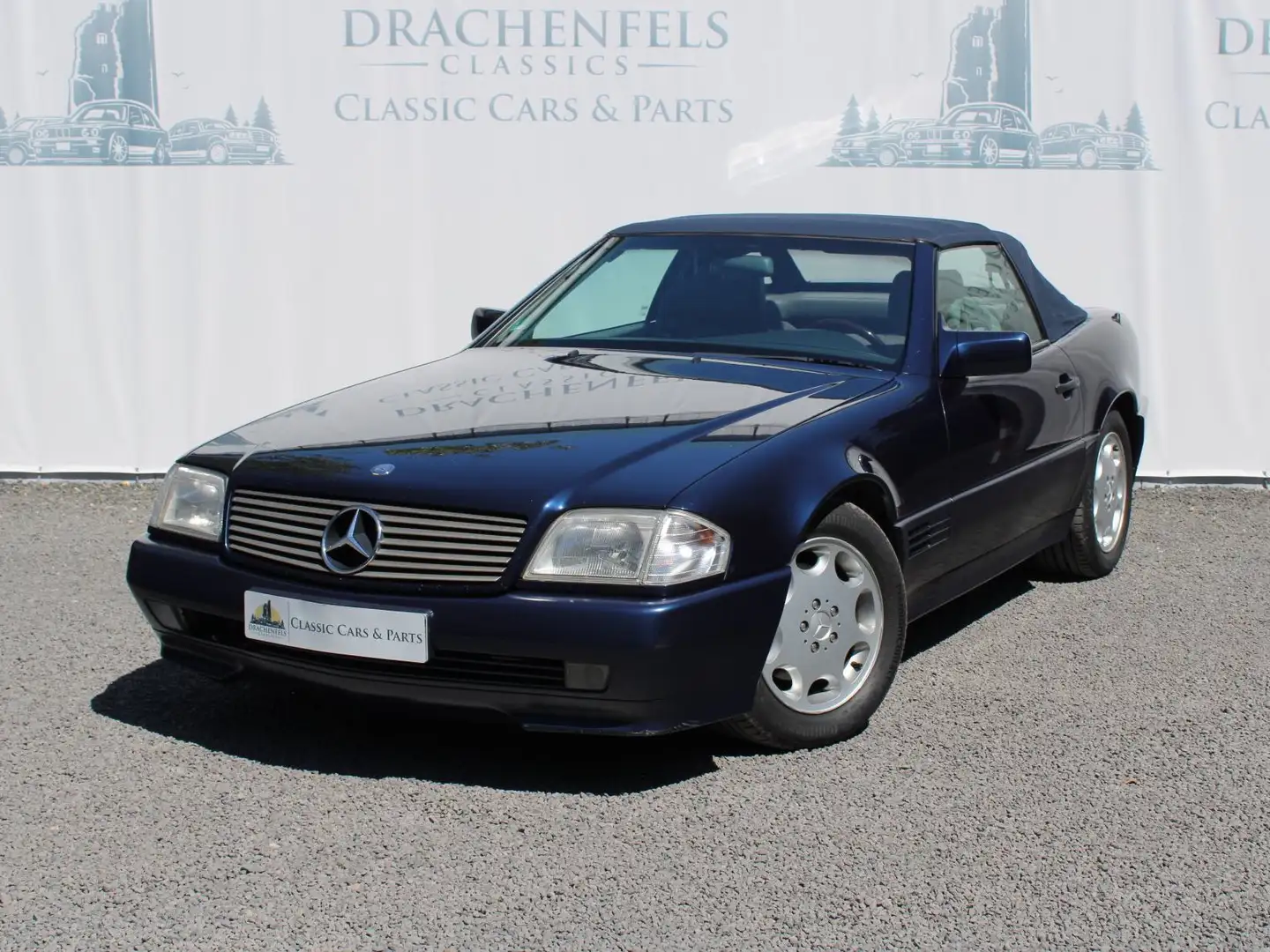 Mercedes-Benz SL 320 Motor/Getriebe überholt, Hardtop, EDW, SHZ Modrá - 2