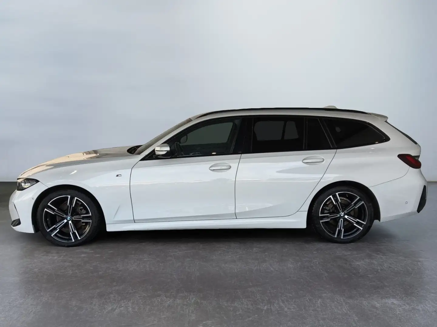 BMW 318 318d 48V Touring Msport Bianco - 2