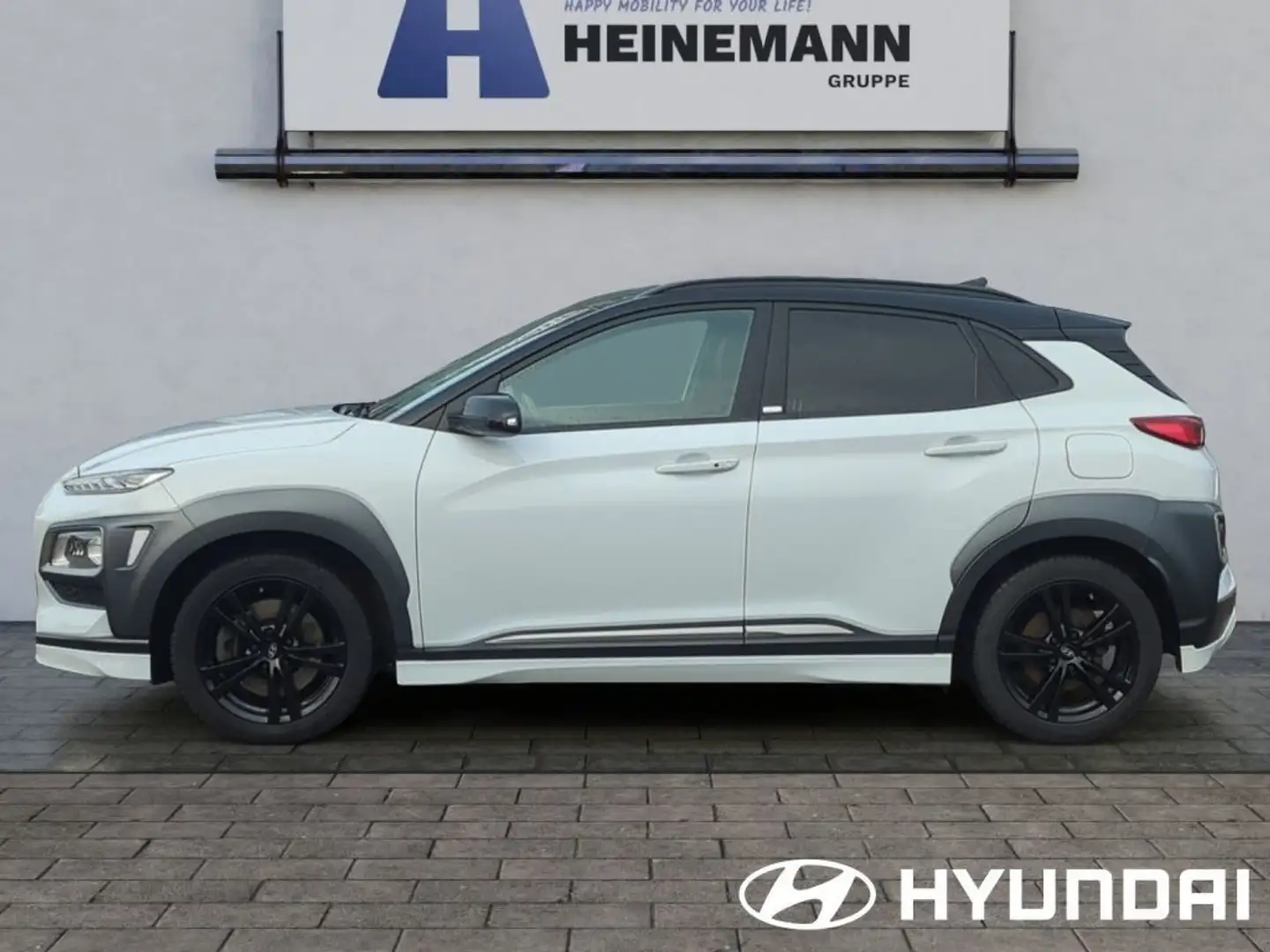 Hyundai KONA 1.6 T-GDI DCT Unique Navi Sith. PDC Weiß - 2