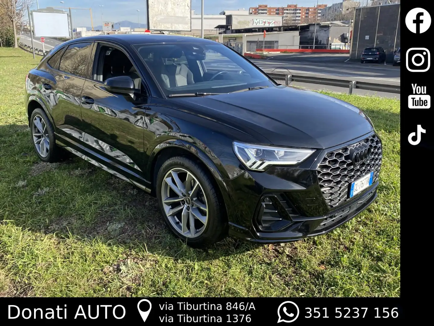 Audi Q3 Sportback s-tronic Possibilità subentro LEASING Nero - 1