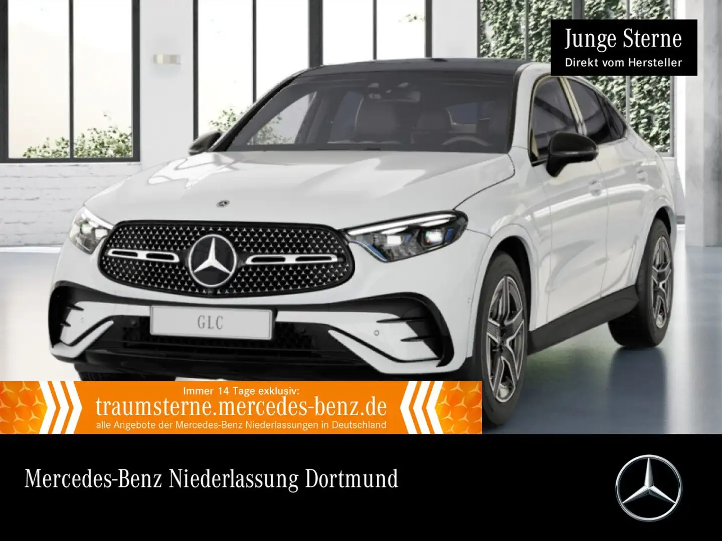 Mercedes-Benz GLC 450 d 4M AMG+NIGHT+PANO+360+AHK+BURMESTER+9G Weiß - 1