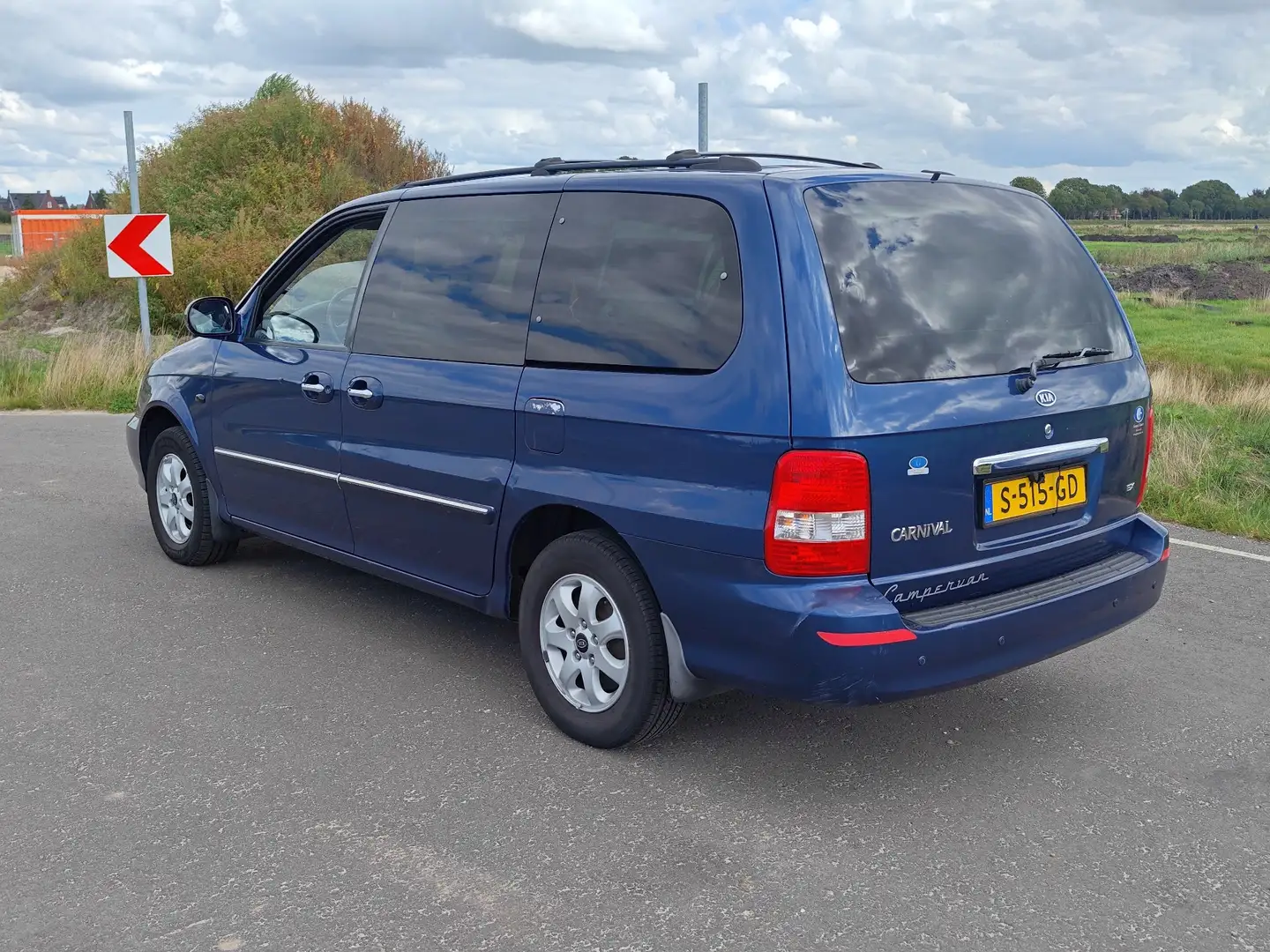 Kia Carnival CRDi EX Camper Blauw - 2