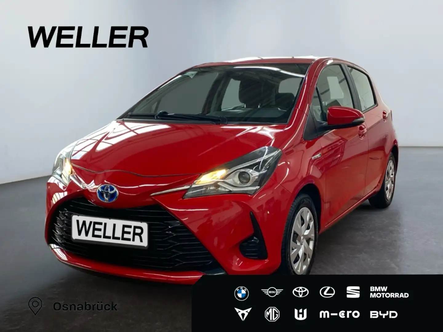 Toyota Yaris Hybrid 1.5 Comfort *GJR*SHZ*Navi*Kamera*BT* Rot - 1