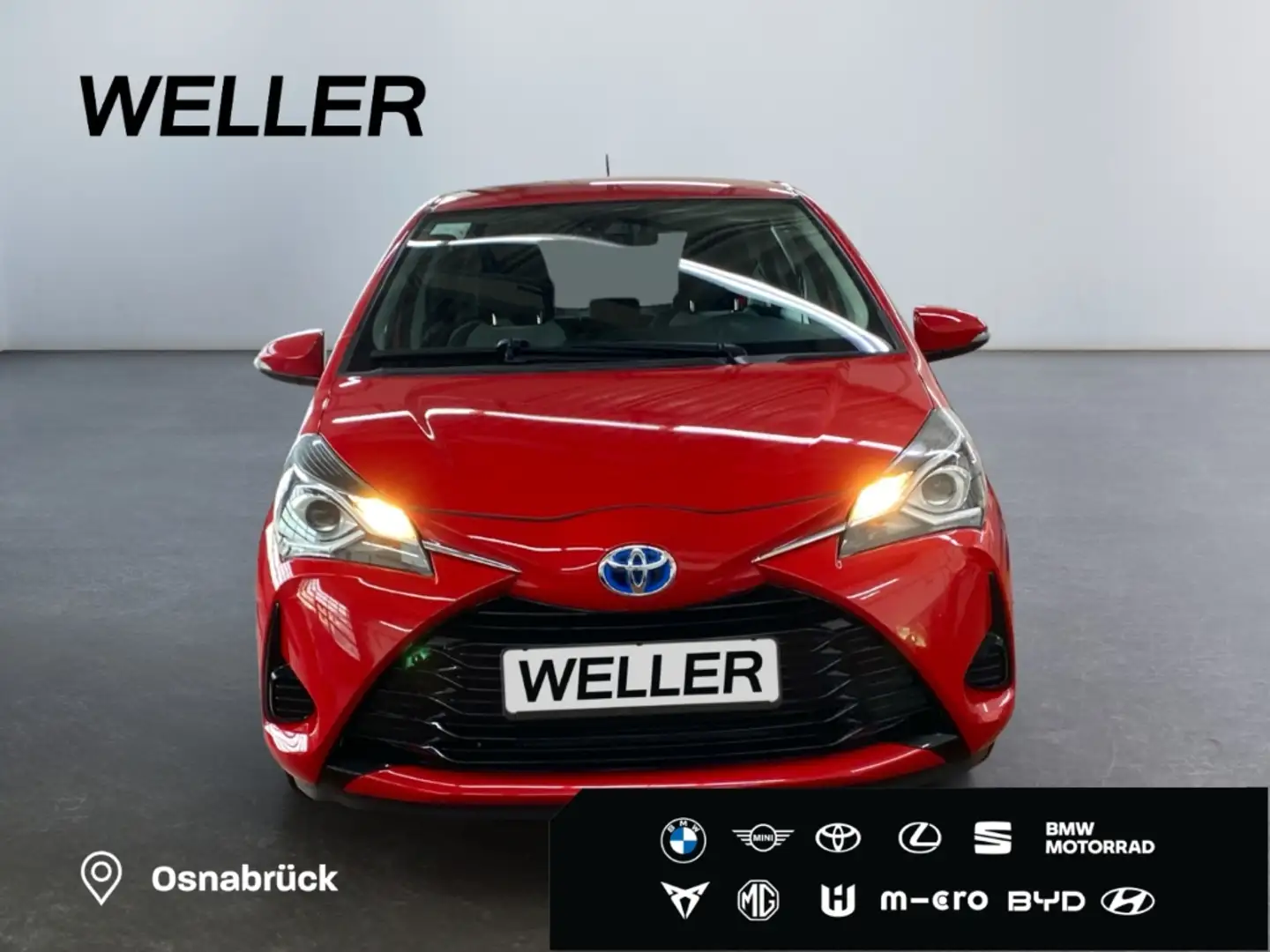 Toyota Yaris Hybrid 1.5 Comfort *GJR*SHZ*Navi*Kamera*BT* Rot - 2