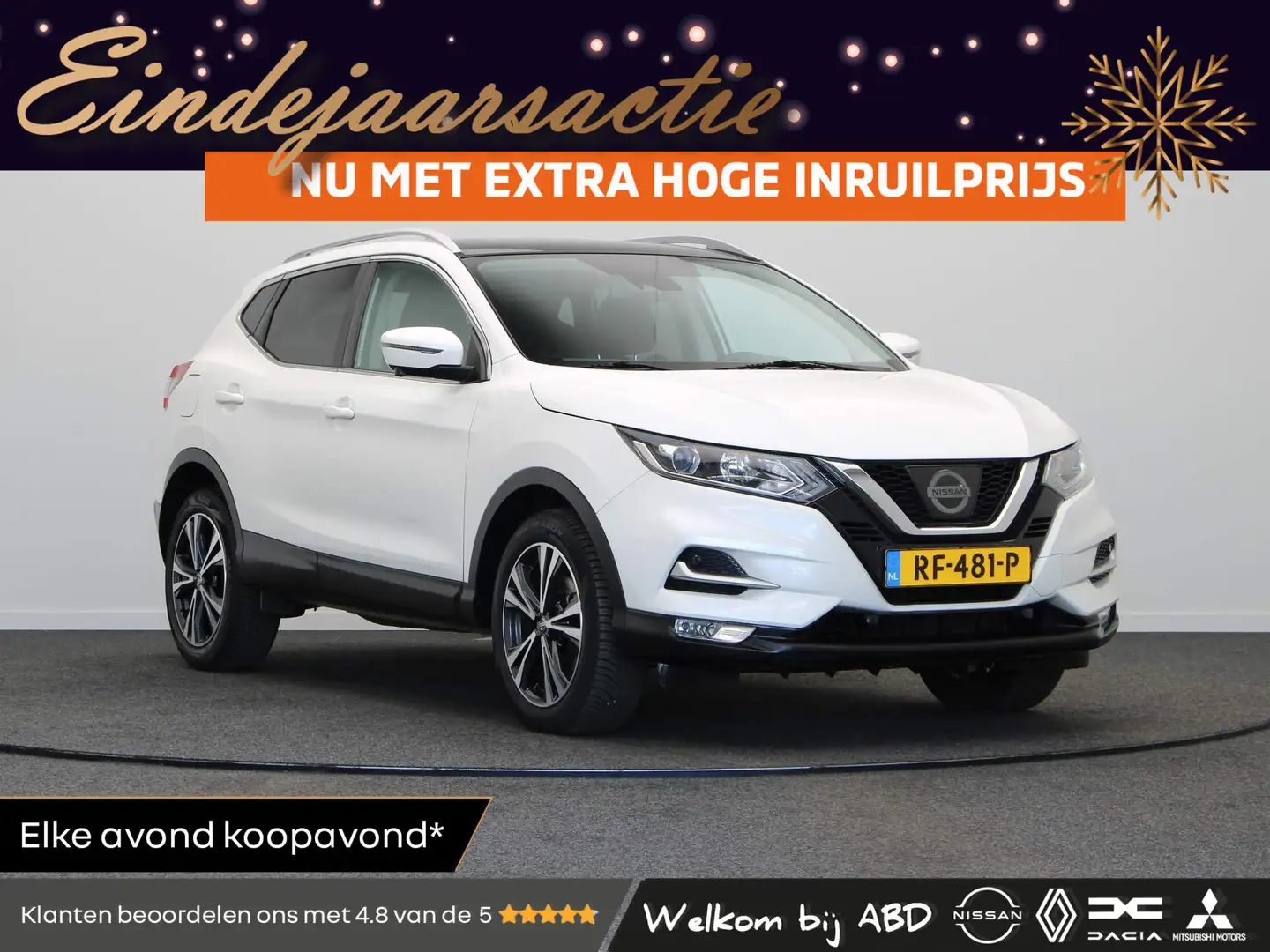 Nissan Qashqai 115pk N-Connecta | Climate control | Navigatie | D Weiß - 1