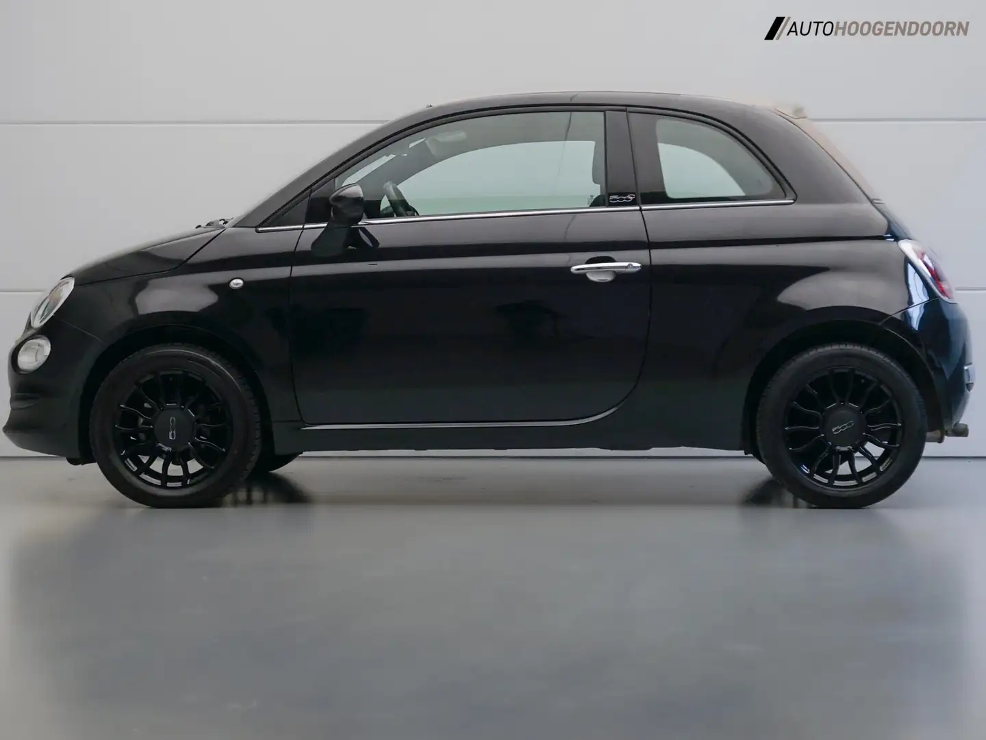 Fiat 500C 1.2 Lounge (AIRCO,PARKEERSENSOREN,SPORTSTOELEN,SPO Zwart - 2