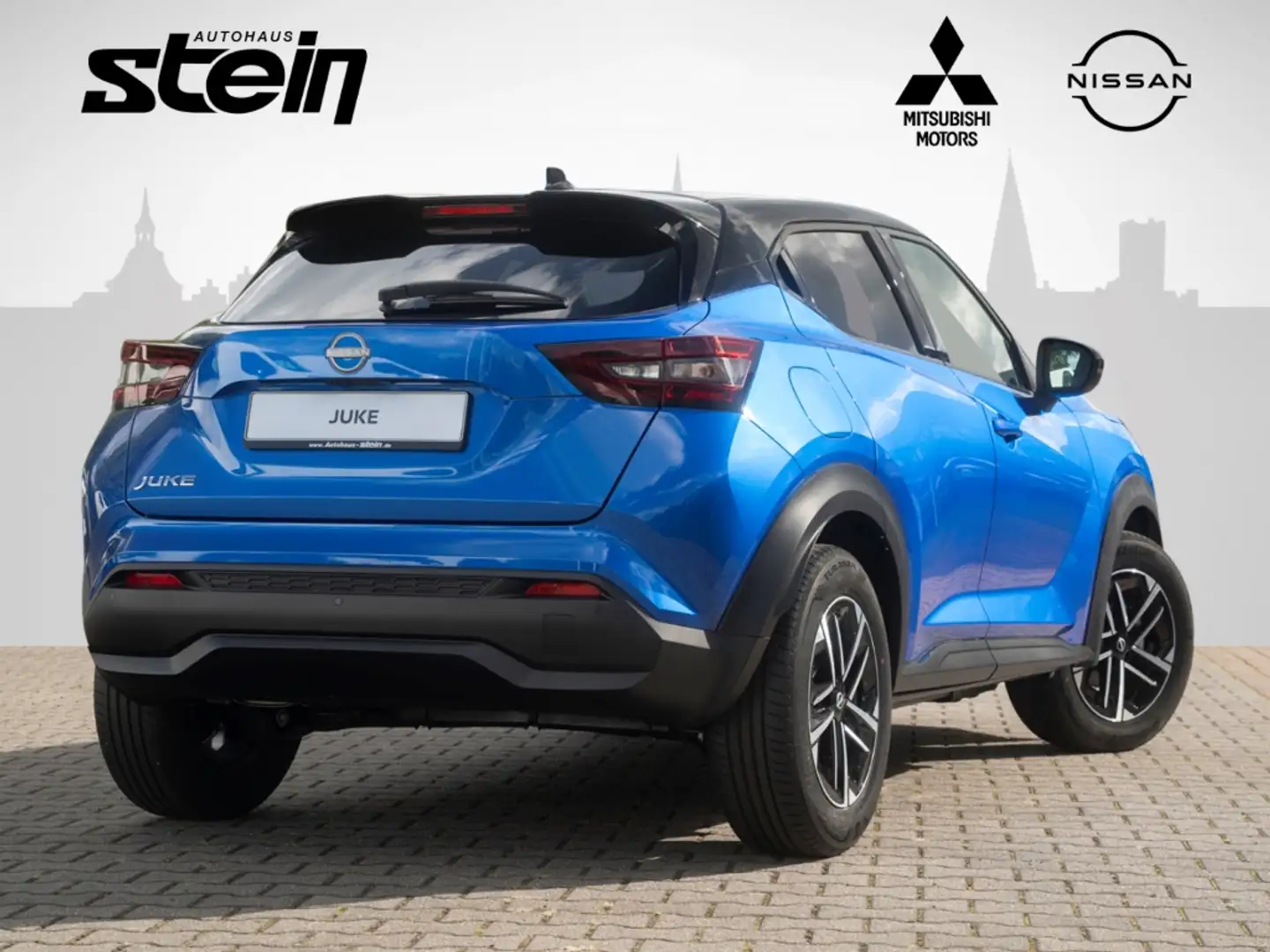 Nissan Juke 1.0 DIG-T N-Connecta Klima Winterpaket Sitzheizung Blauw - 2