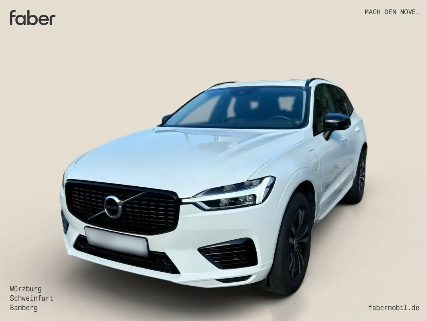 Volvo XC60 T8 AWD R-Design Expression Blanc - 1