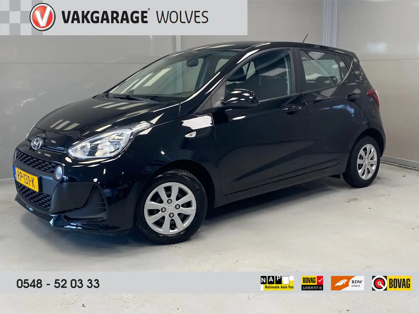 Hyundai i10 1.0i Comfort | AIRCO | CRUISE |1e eigenaar | NAP| Schwarz - 1