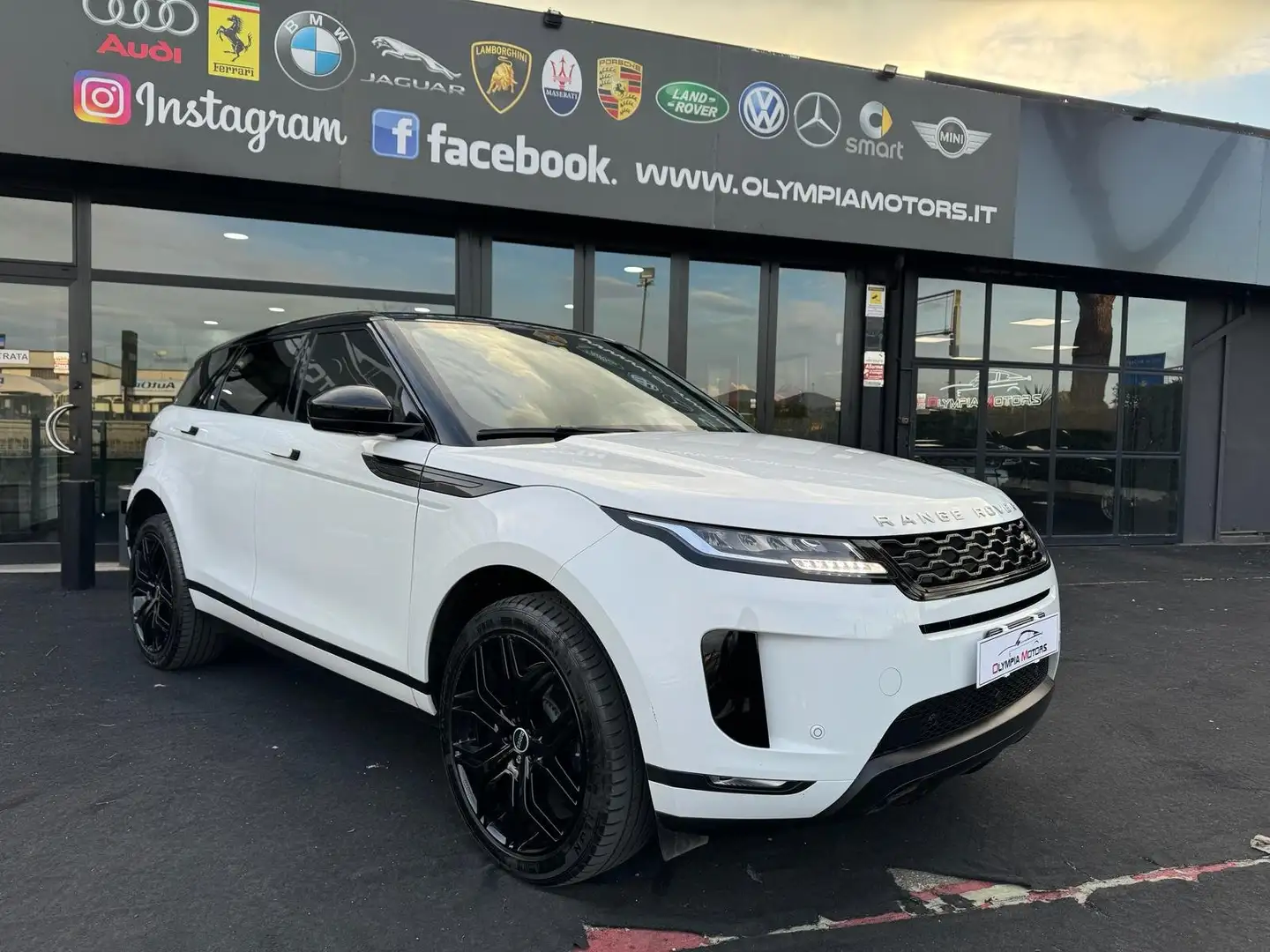 Land Rover Range Rover Evoque D165 AWD SE AUTOCARRO N1 NAVI LED 20' BLACK KAMERA Bianco - 2