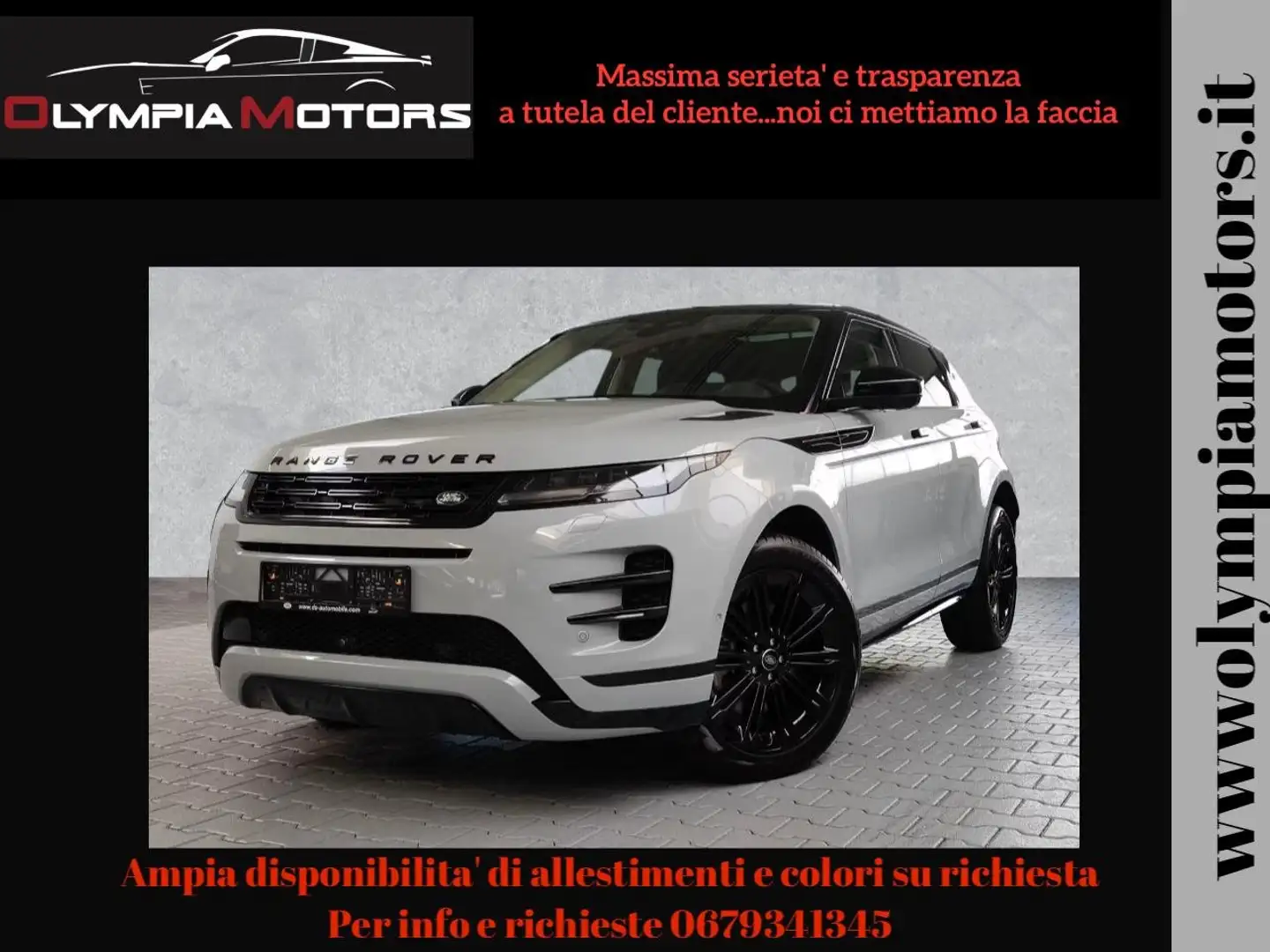 Land Rover Range Rover Evoque D165 AWD SE R DYNAMIC TETTO MERIDIAN BLACK KAMERA Grigio - 1