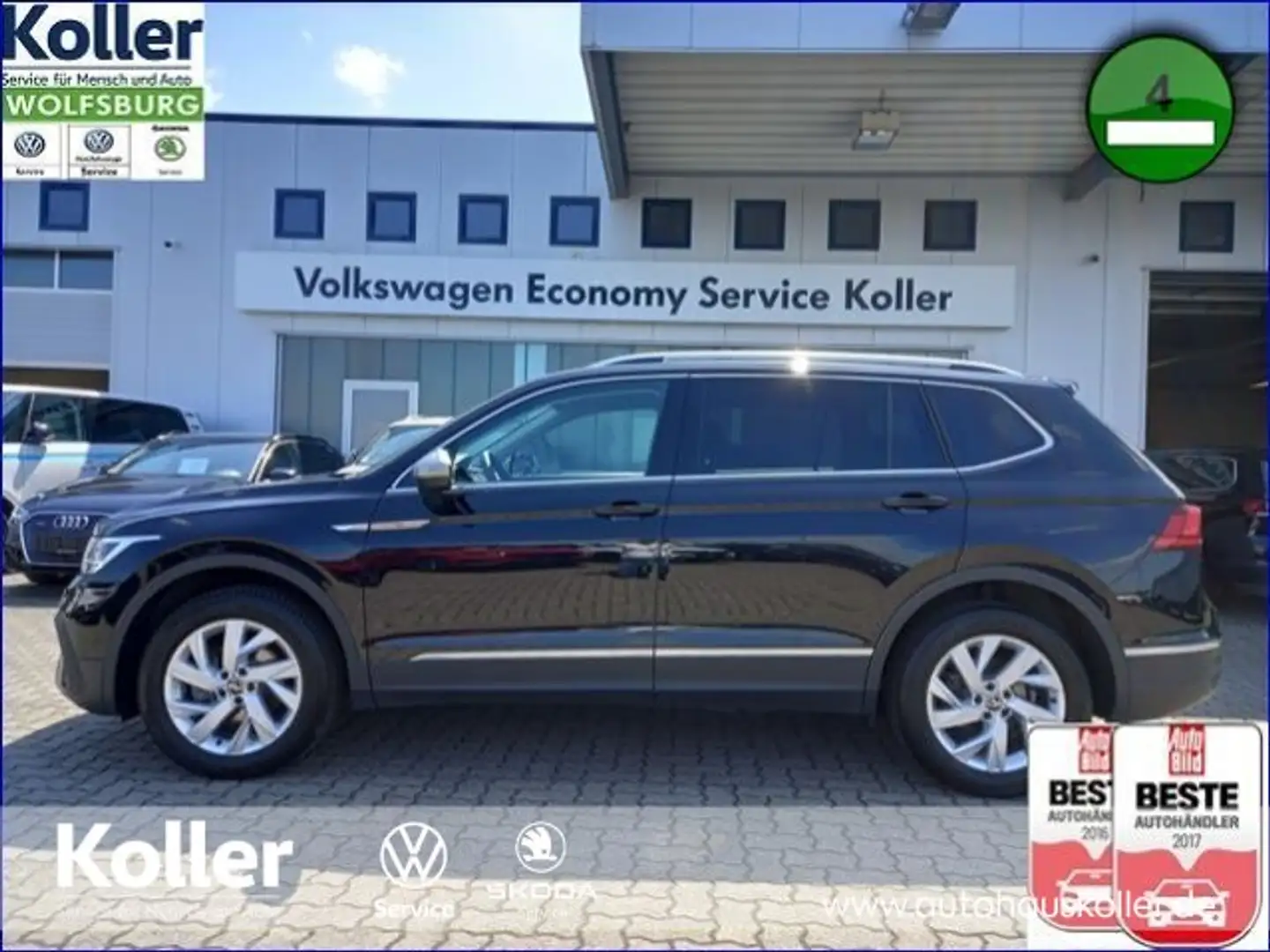 Volkswagen Tiguan Allspace Tiguan Allspace 2.0 TDI DSG AHK 7 Sitze Kamera Noir - 2