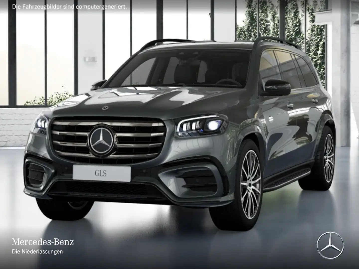Mercedes-Benz GLS 450 d 4M AMG+NIGHT+PANO+360+AHK+MULTIBEAM+HUD Grau - 2