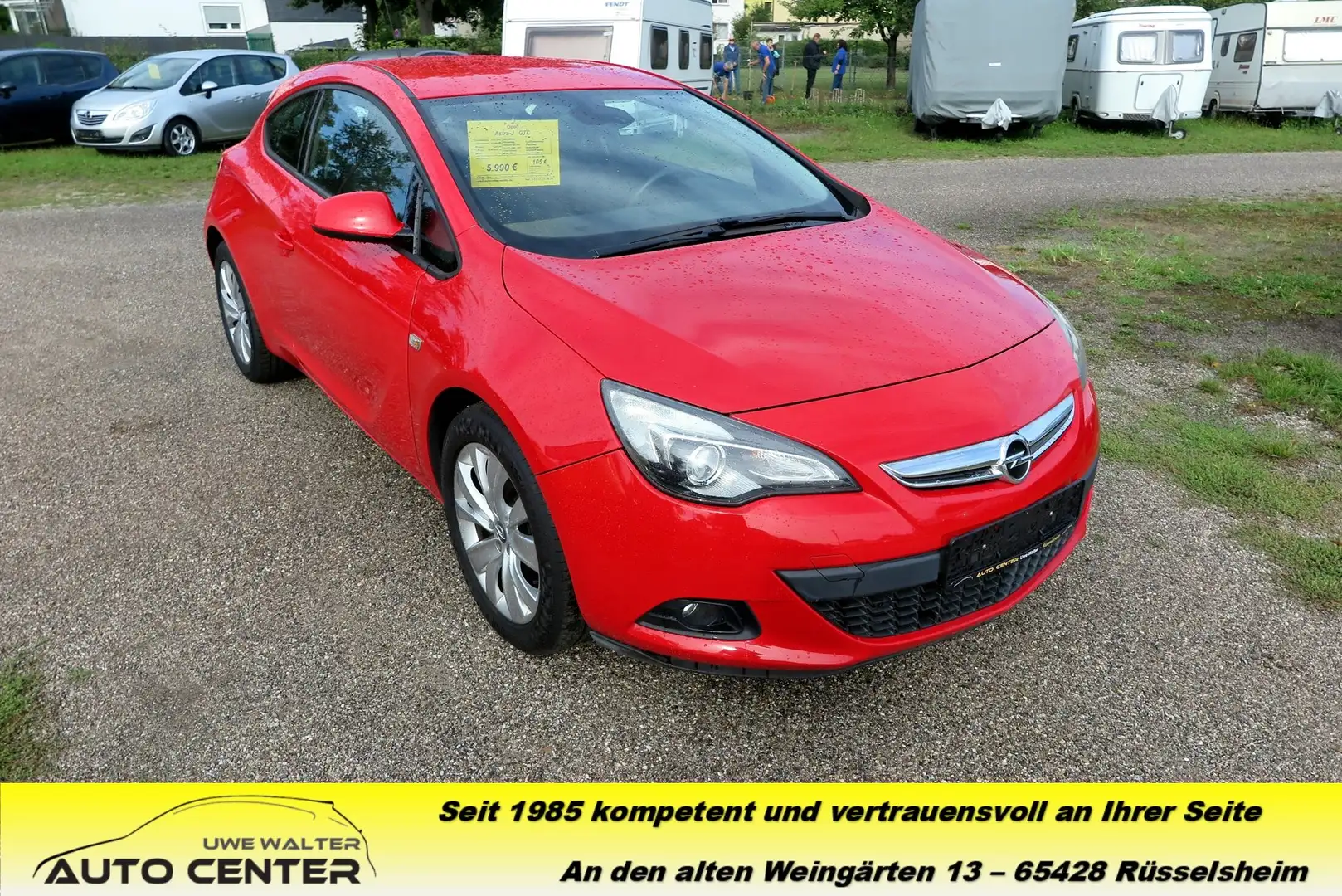 Opel Astra Astra J GTC 1.4 Turbo - Scheckheft - 8fach bereift Rouge - 1