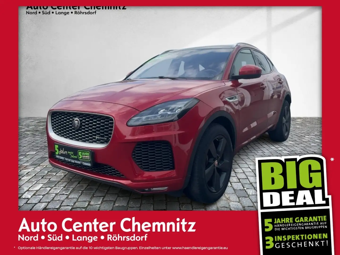 Jaguar E-Pace P300 AT9 4WD R-Dynamic SE LED/Navi/Leder Rot - 1
