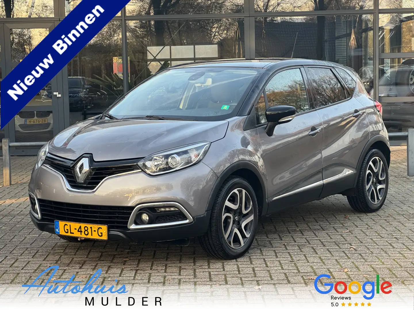 Renault Captur 0.9 TCe Dynamique Clima/Navi/Trekhaak/Camera/Cruis Grijs - 1