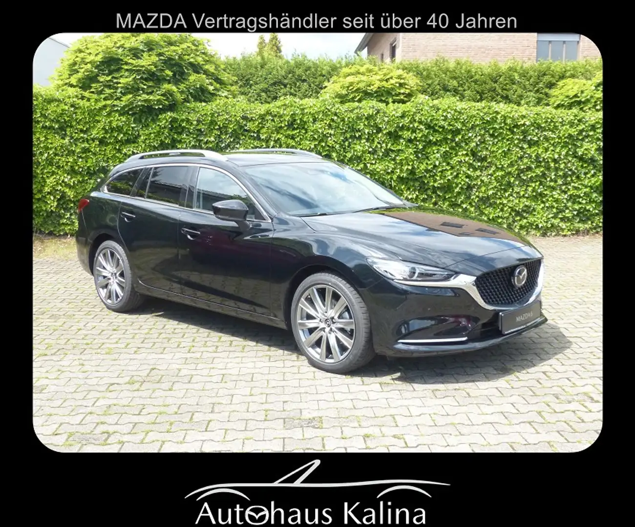 Mazda 6 KOMBI 2.5L SKYACTIV G 194ps Automatik EXCLUSIVE-LI Zwart - 1