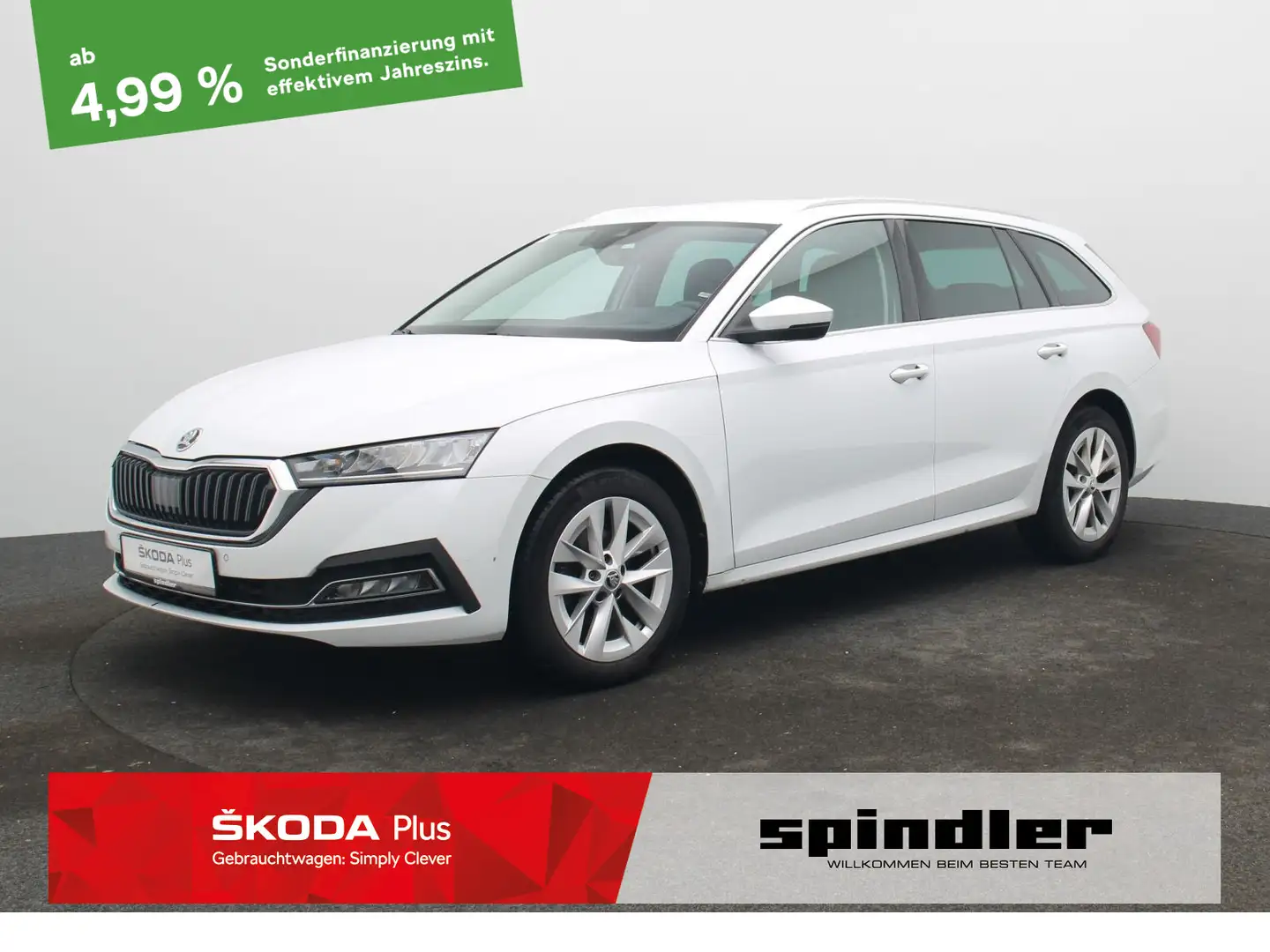 Skoda Octavia Combi Style 2.0 TDI DSG / LED, ACC, Head Weiß - 1