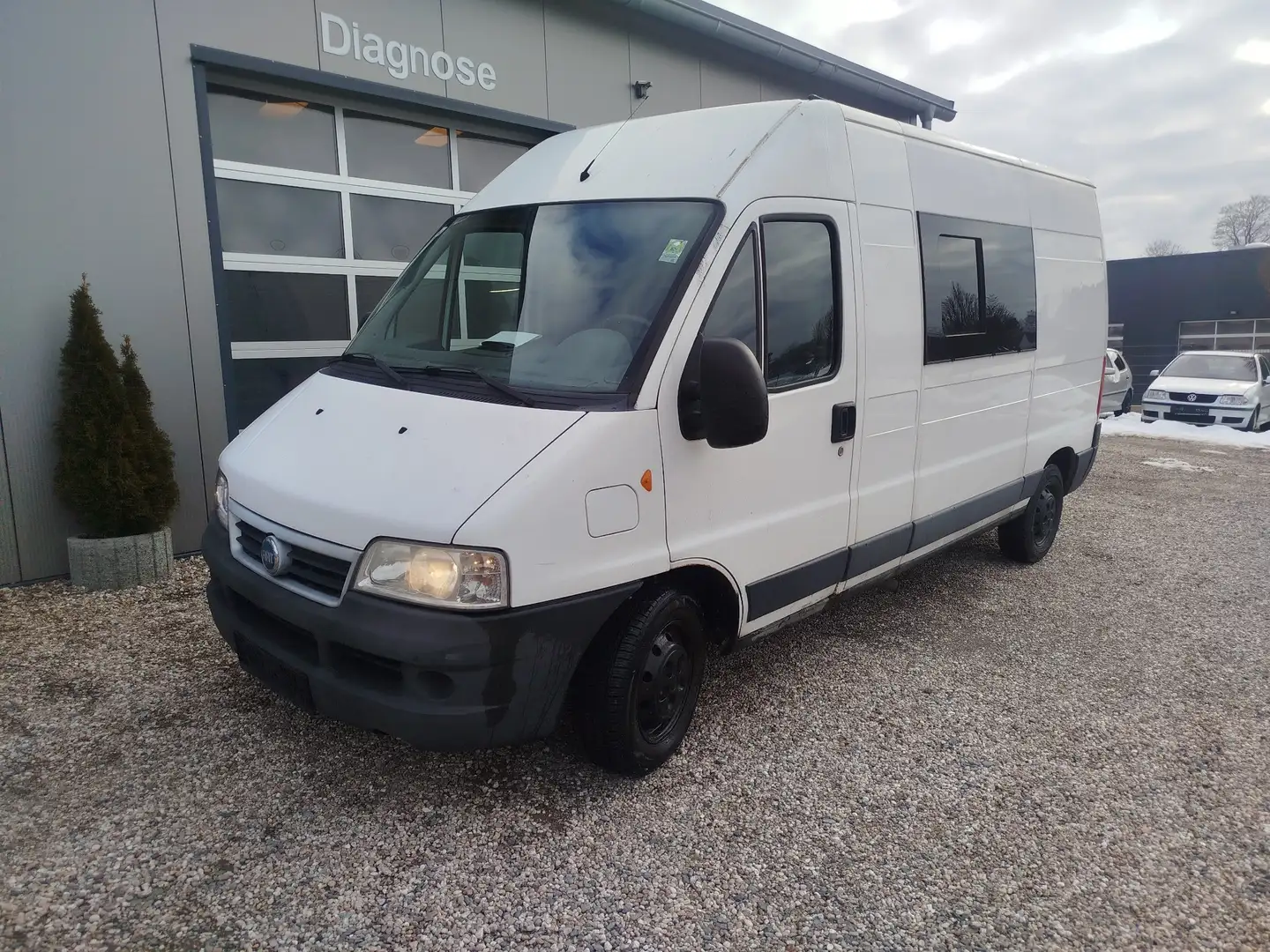 Fiat Ducato 2.3 JTD Mitteloch/ Lang Weiß - 1