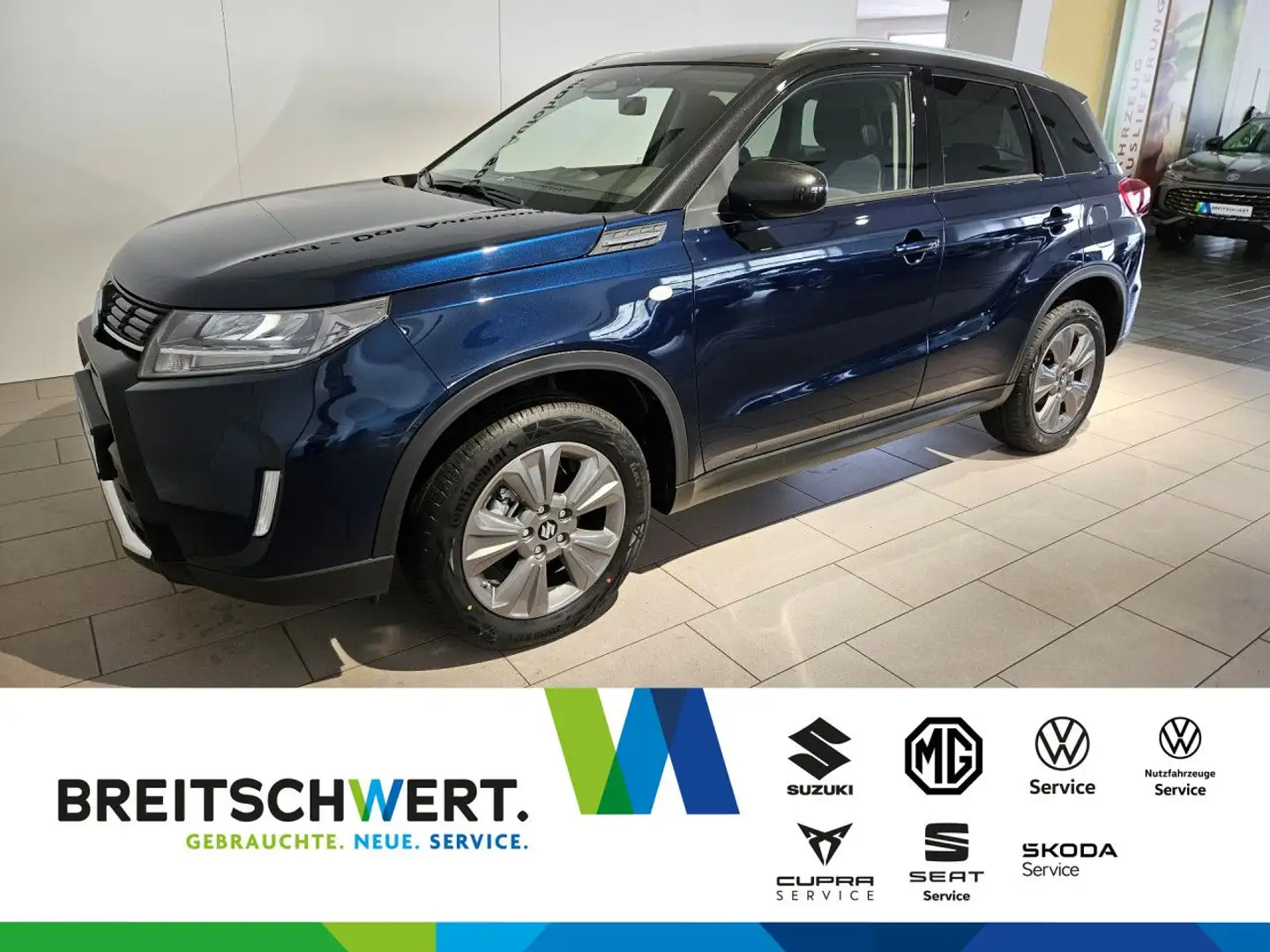 Suzuki Vitara 1.4 Comfort LED/ ACC/Navi/Fernlichtass./RFK Blauw - 1