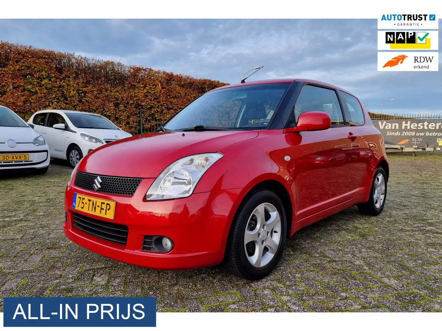 Suzuki Swift 1.5 Exclusive ✅1e EIGENAAR ✅NETTE AUTO! Rouge - 1