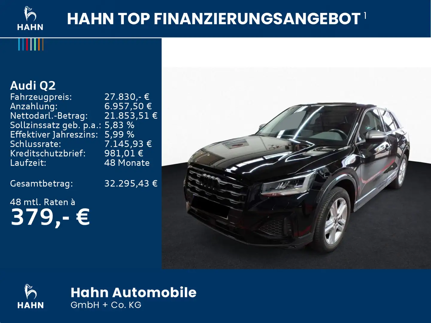 Audi Q2 35TDI S-trc advanced Navi Einparkh Sitzh Schwarz - 2