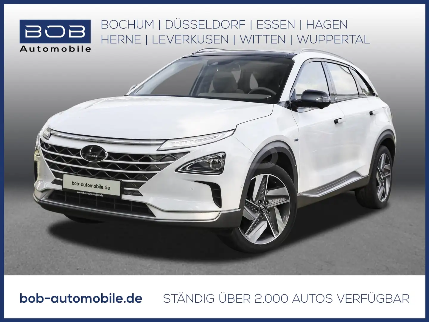 Hyundai NEXO WASSERSTOFF Premium-Paket LED SD NAVI Weiß - 1