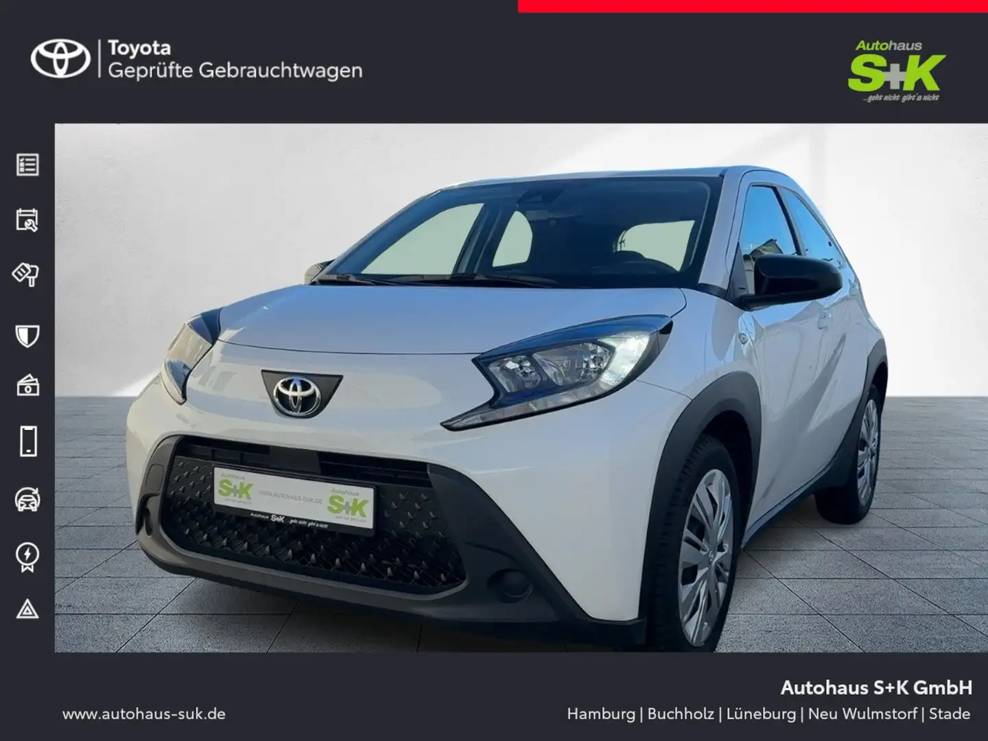 Toyota Aygo X 1,0-l-VVT-i Play+CARPLAY+KAMERA+ACC+KLIMA+ Blanco - 1