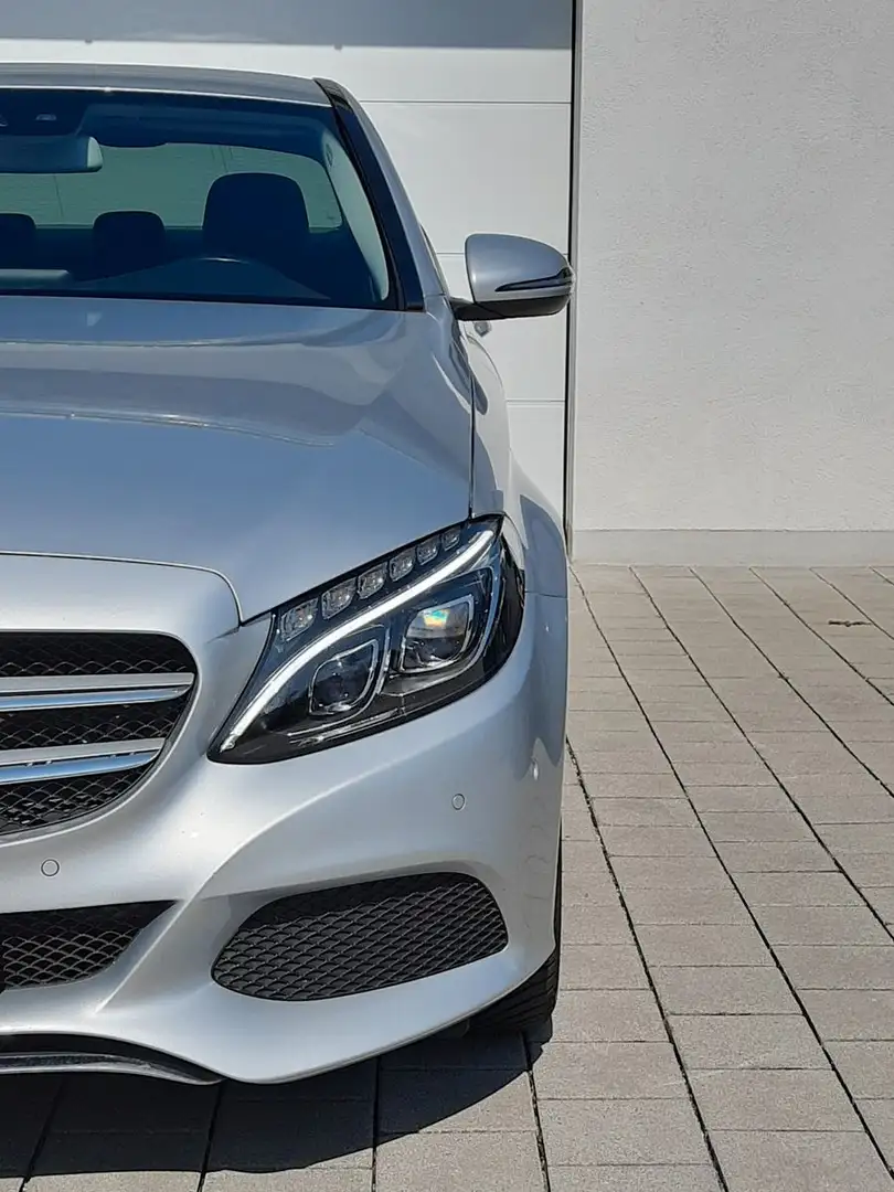 Mercedes-Benz C 250 d Limo Aut./Avantg./LED/Kam/AhK/Leder/Eu6 Срібний - 1