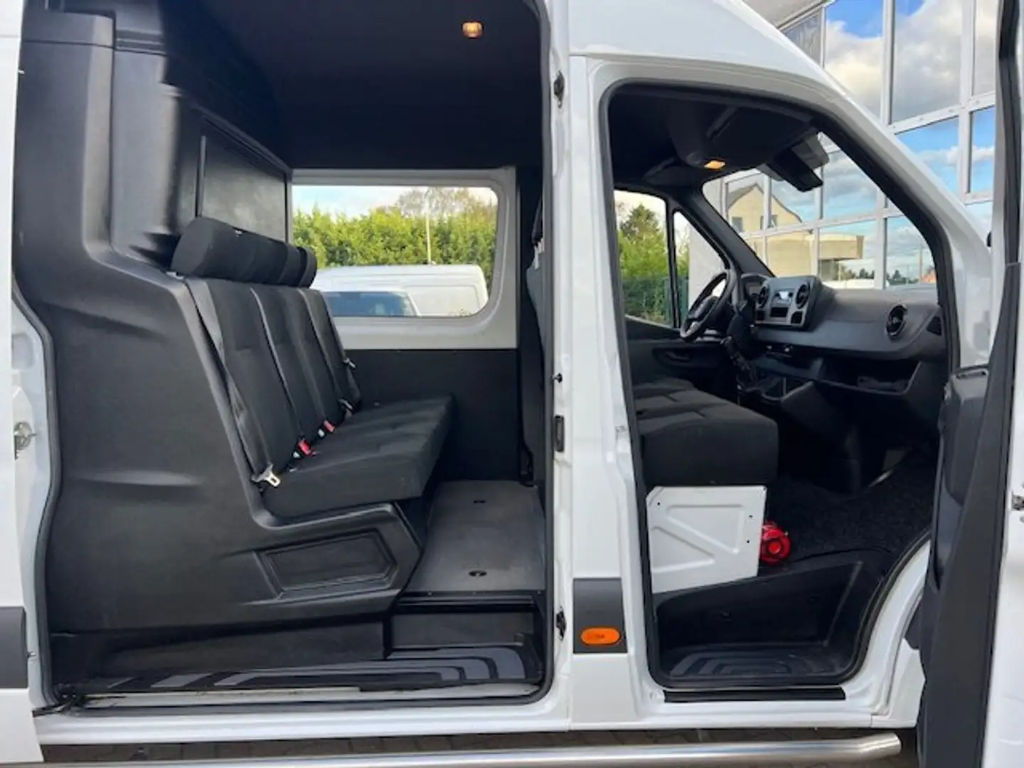 Mercedes-Benz Sprinter 315 DUB KABINE 7 PL - 29950 EX BTW TREKHAAK 2.8T Blanc - 2