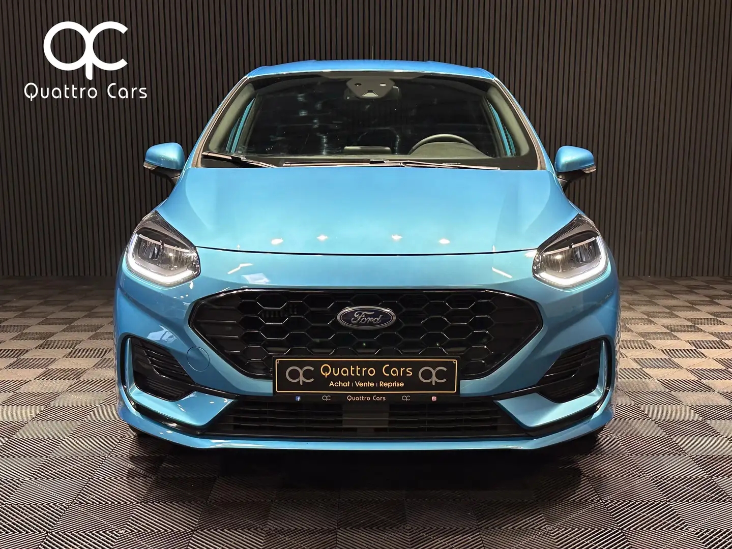 Ford Fiesta 1.0i ST-Line - Pack Sport - 1ere Main - Super look Blauw - 2