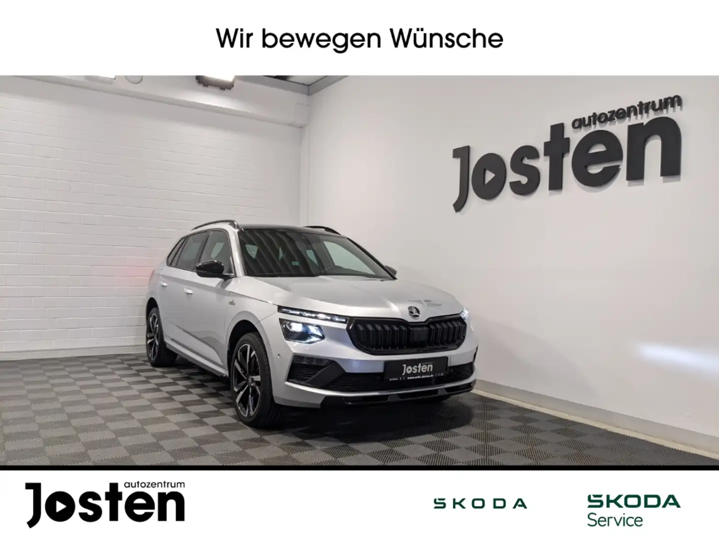 Skoda Kamiq Monte Carlo 1.5TSI Navi Fahrass. AHK Argent - 1