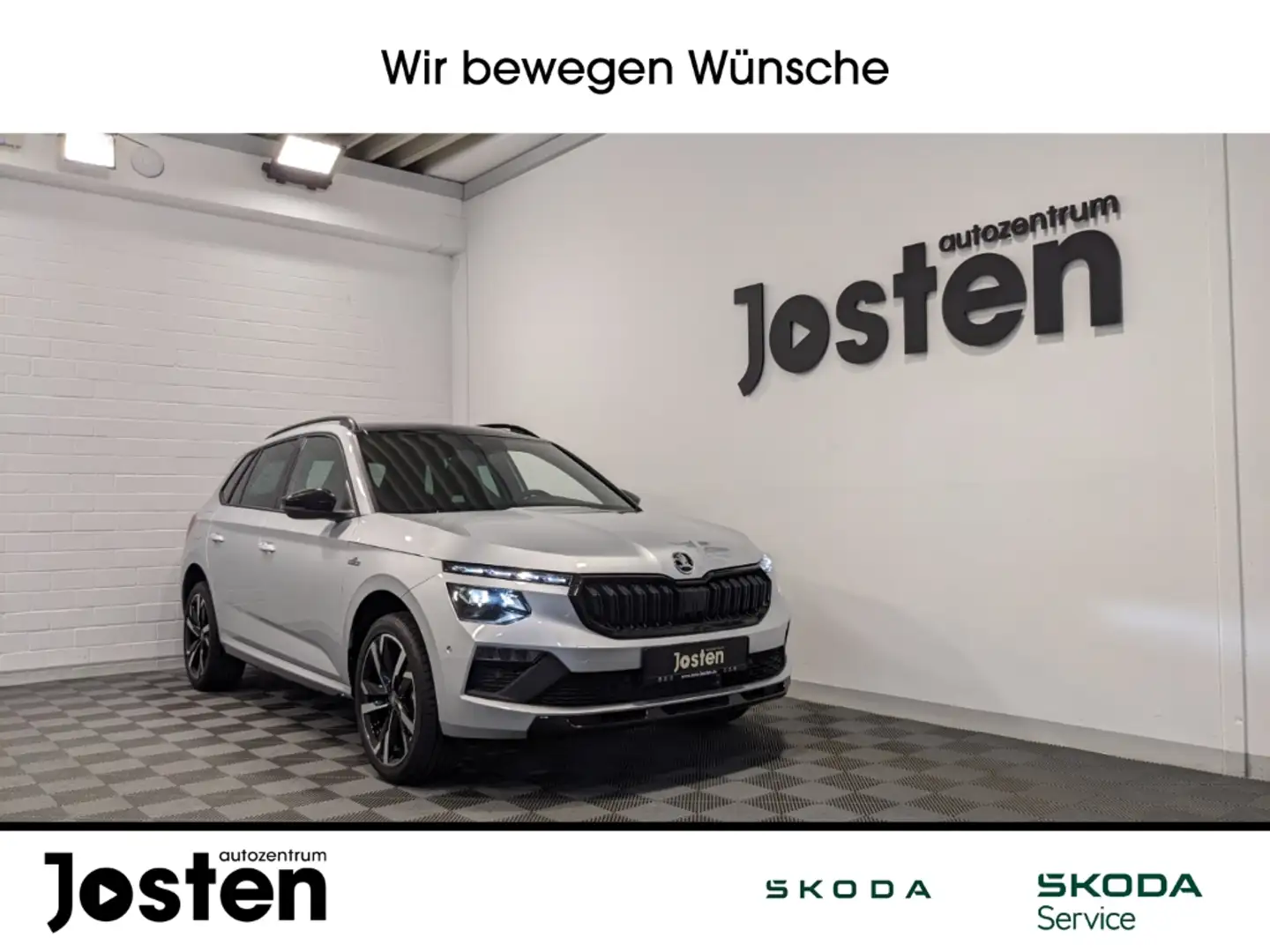 Skoda Kamiq Monte Carlo 1.5TSI Navi Fahrass. AHK Silber - 1