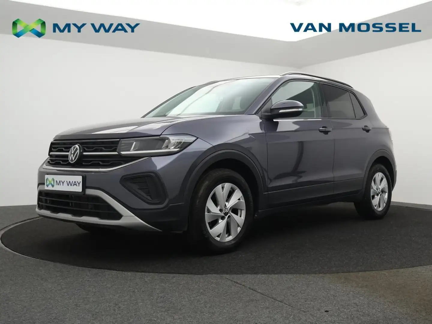 Volkswagen T-Cross T-Cross 1.0TSI Life 95PK *APP CONNECT*BLTH*ADAPTIV Gris - 1