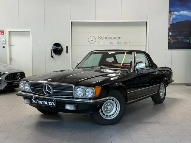 Mercedes-Benz 450 SL R107 CABRIO LEDER ROT+KLIMA