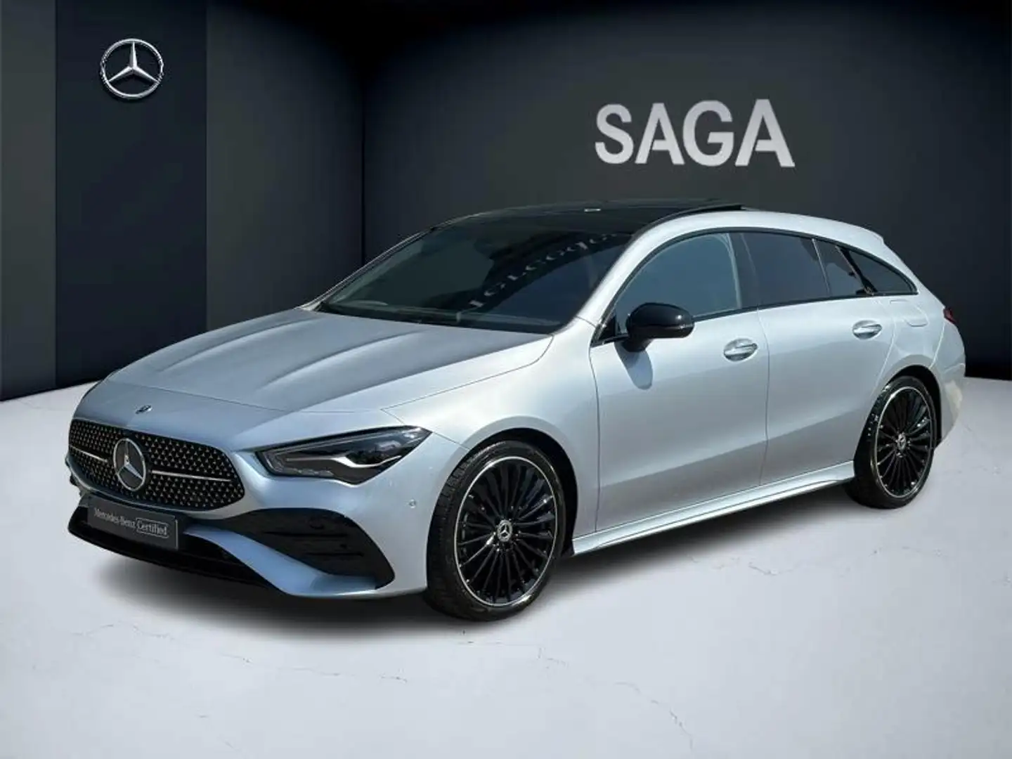 Mercedes-Benz CLA 200 200 SB AMG Pack Night Toit Pano Facelift Argento - 1