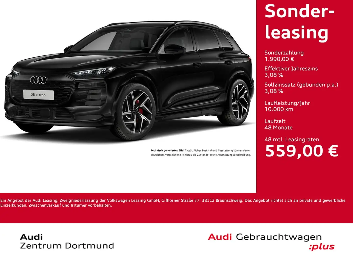 Audi Q6 e-tron performance advanced WÄRMEPUMPE 360CAM Schwarz - 1